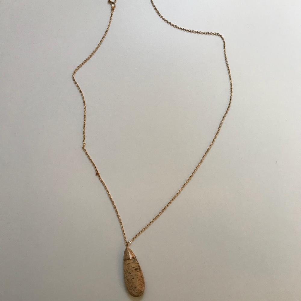 A long necklace